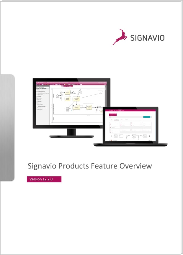 版本12.2.0 Signavio产品功能概述