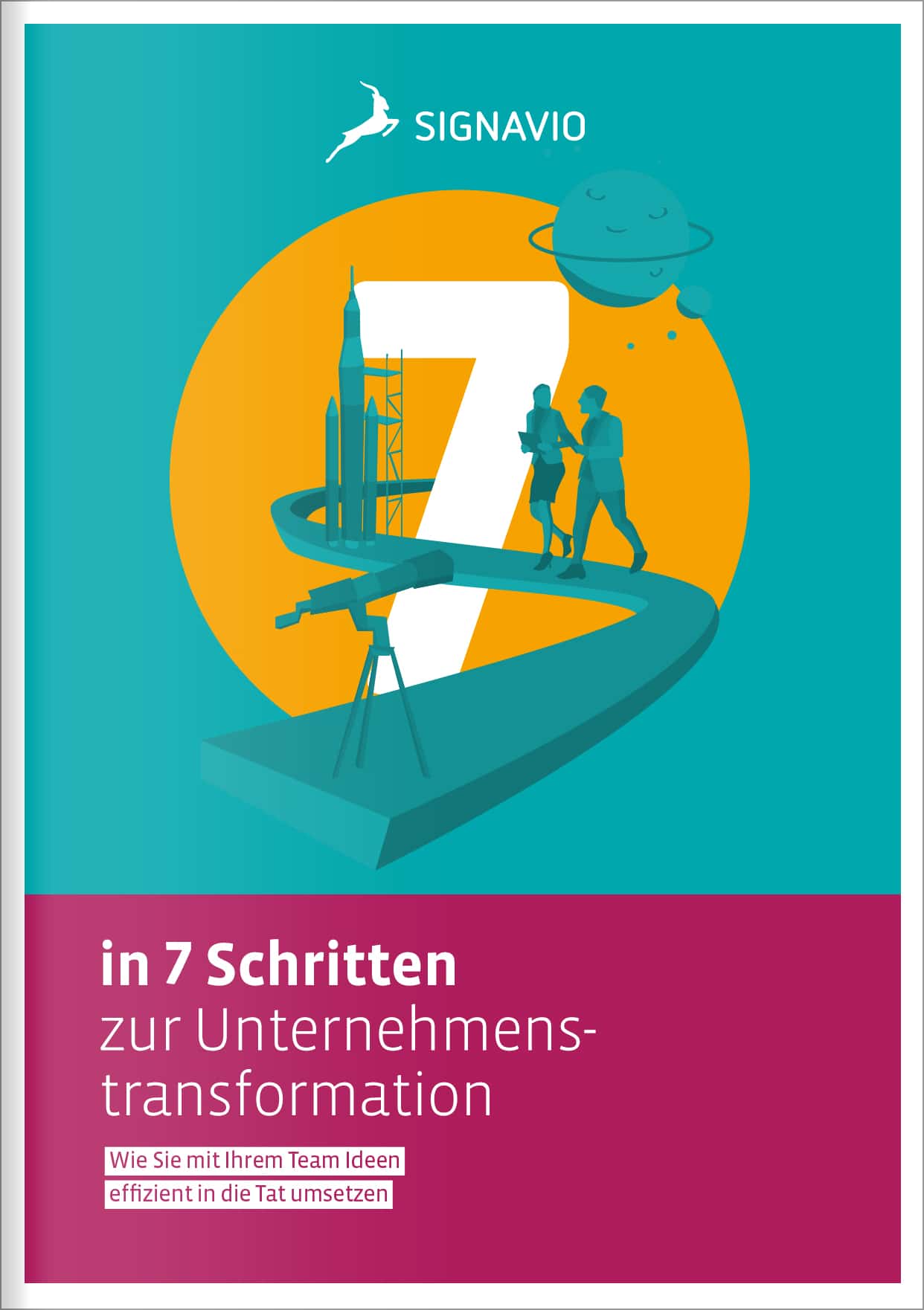 7 Schritten苏珥Unternehmenstransformation(反)