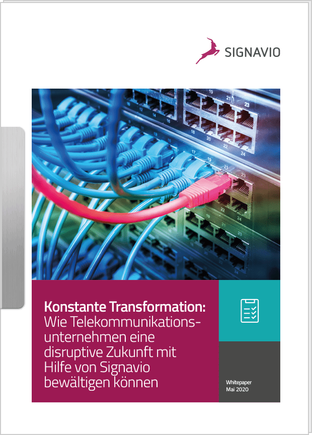 Konstante转换:是不是Telekommunikationsunternehmen一张破坏性Zukunft麻省理工学院帮助冯Signavio bewaltigen konnen_Titelbild